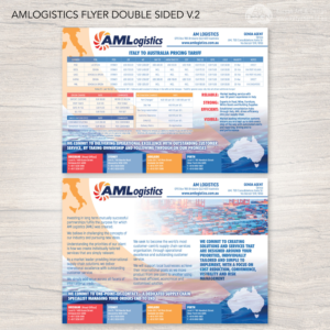 Flyer-Design von Katyas Art and Design für AM Logistics | Design #13726607