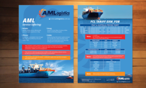 Flyer-Design von ecorokerz für AM Logistics | Design #13730483