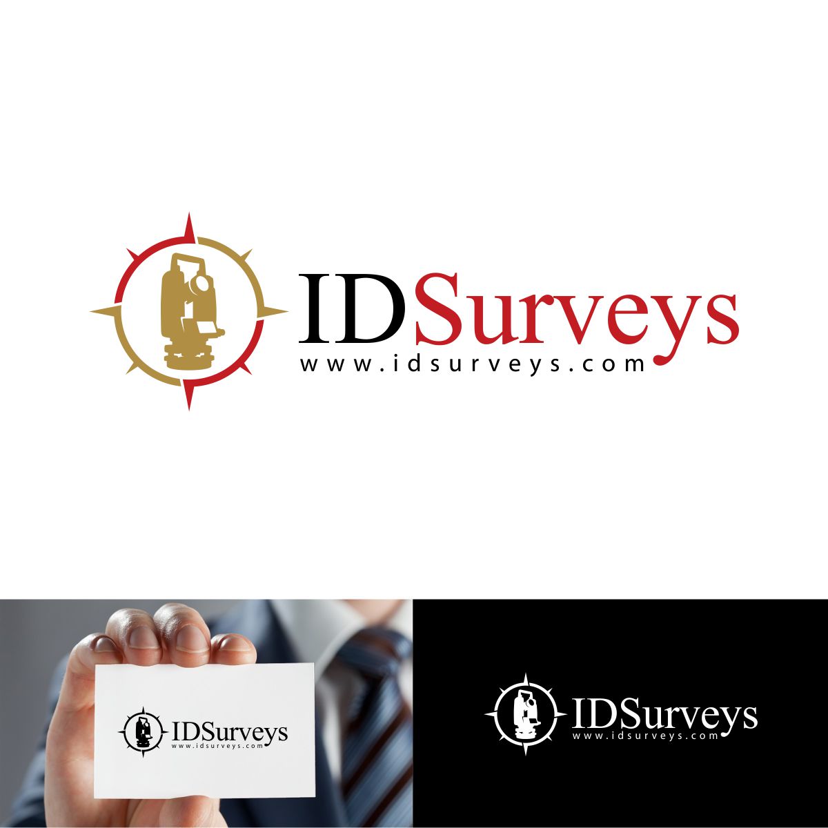 Logo Design by webeezine for Ian Davis Surveys Pty Ltd | Design #13732935