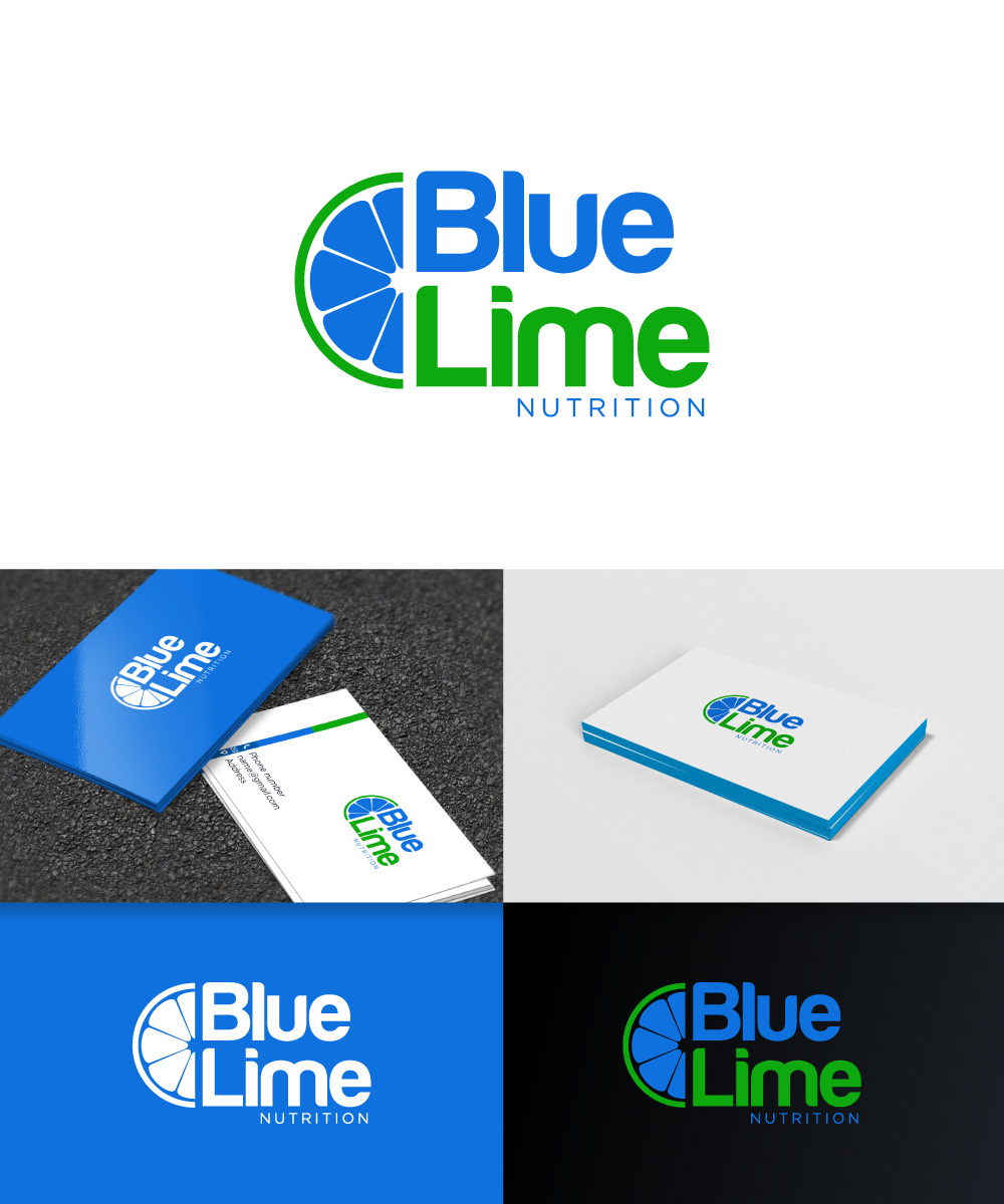 Logo Design by Sergio Coelho for Blue Lime Nutrition | Design #13772826