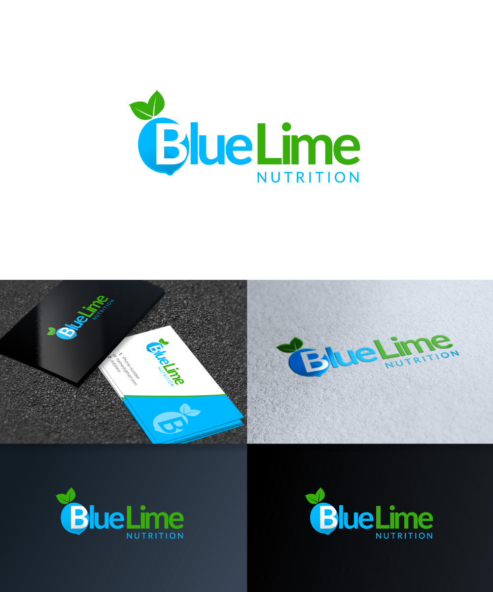 Logo Design by Sergio Coelho for Blue Lime Nutrition | Design #13783637