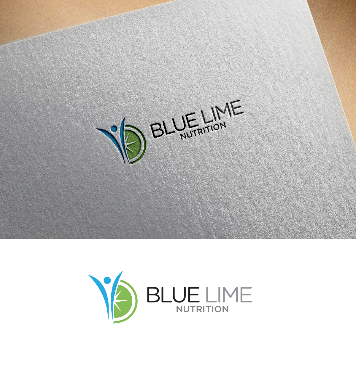 Logo Design by cracuz09 for Blue Lime Nutrition | Design #13889981