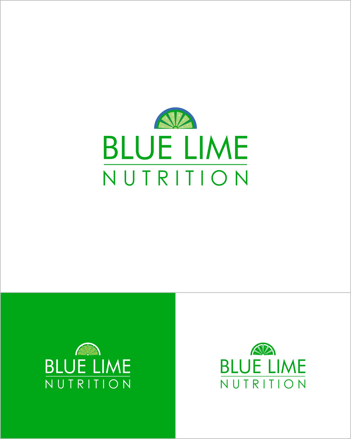 Logo Design by chameerakasundb for Blue Lime Nutrition | Design #13868467