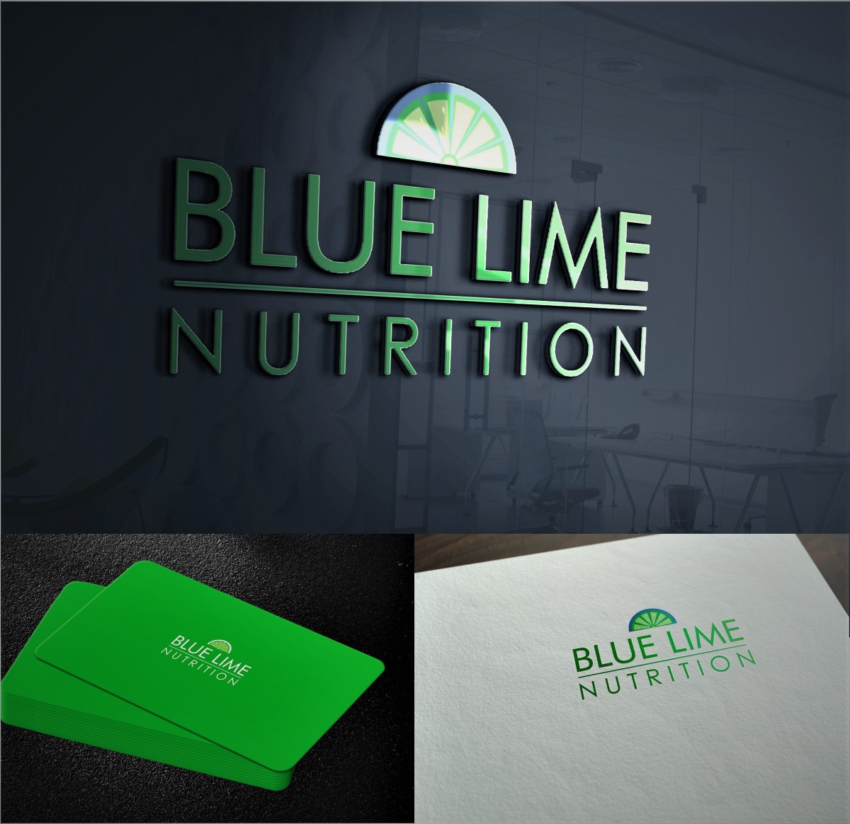 Logo Design by chameerakasundb for Blue Lime Nutrition | Design #13868573