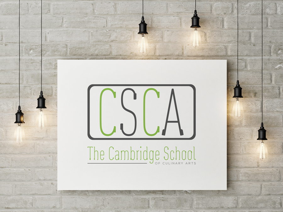 Logo Design by aic design for The Cambridge School of Culinary Arts | Design #13728044