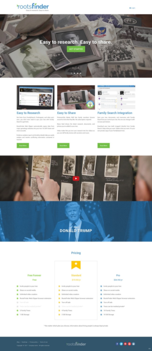 Diseño Web por pb para RootsFinder, Inc. | Diseño: #13762150