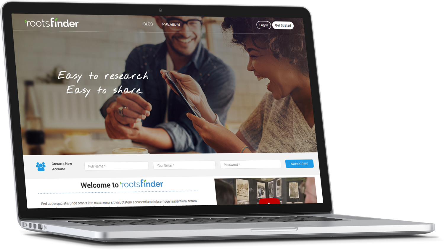Diseño Web por cCopilot para RootsFinder, Inc. | Diseño #13752419