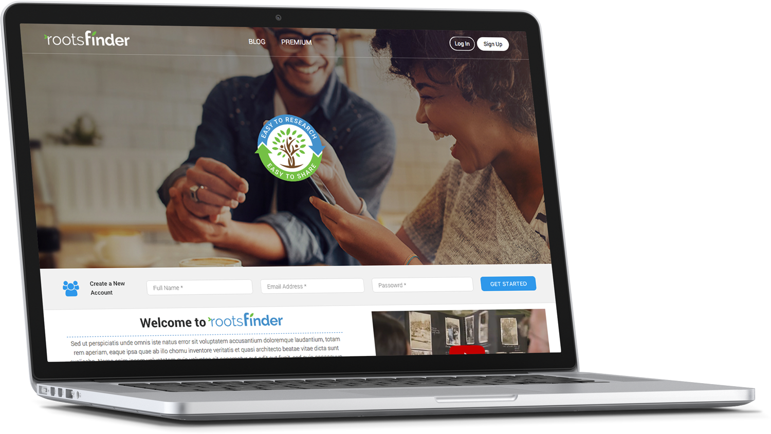 Diseño Web por cCopilot para RootsFinder, Inc. | Diseño #13787939