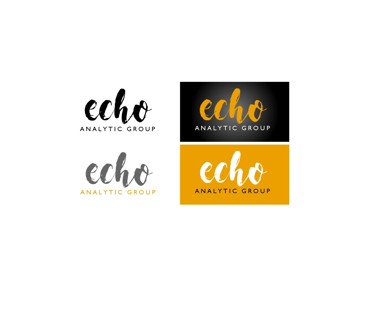 Logo Design by guycodefacts for Echo Analytics Group | Design #13752665