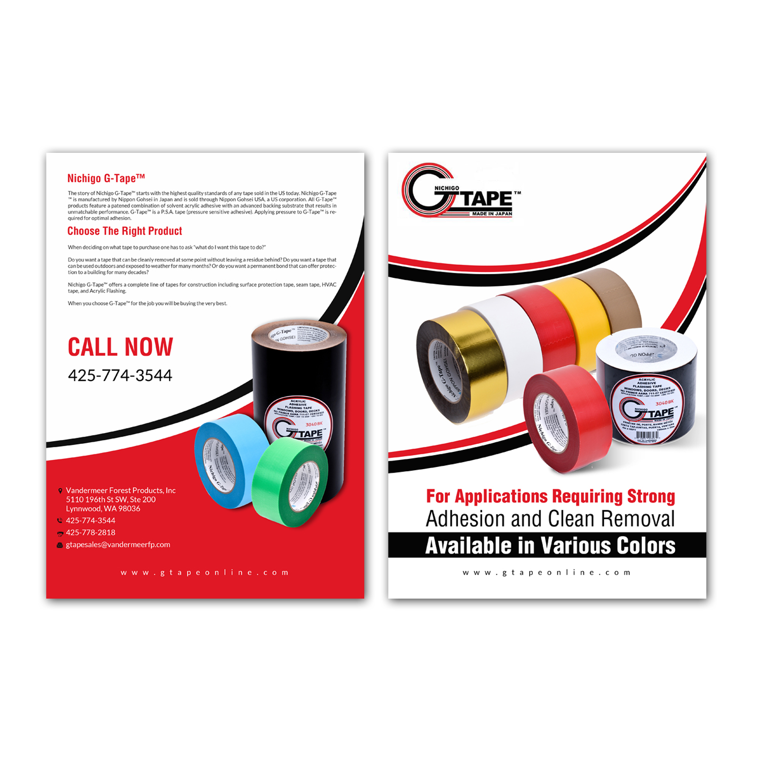 Broschüren-Design von creative.bugs für Vandermeer Forest Products | Design #13797539