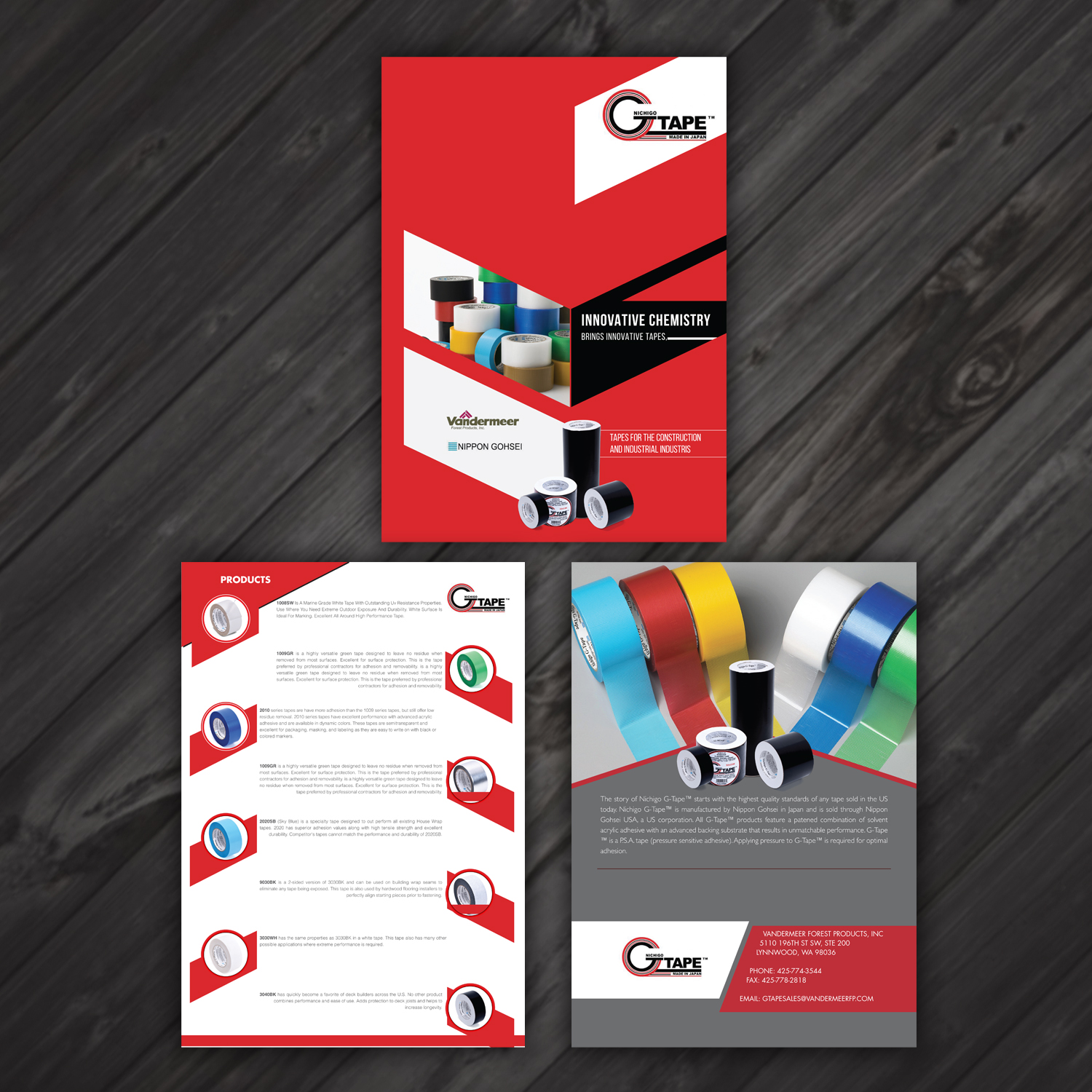 Professional, Serious, Construction Brochure Design for Vandermeer Forest Products by Kreative