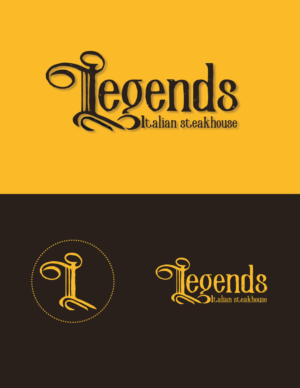 Logo Design by JLAGO for Legends Italian Steakhouse | Design: #13727493