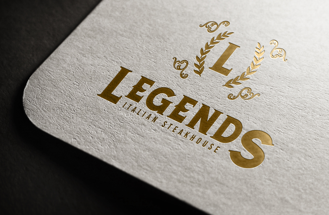 Diseño de Logo por GLDesigns para Legends Italian Steakhouse | Diseño #13726589