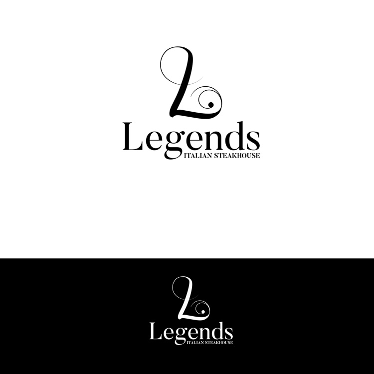 Diseño de Logo por DesignDUO para Legends Italian Steakhouse | Diseño #13846176