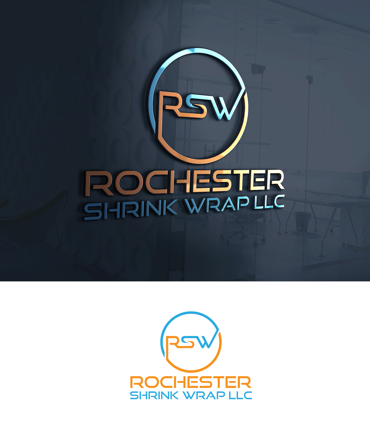 Logo Design by supercreative for Rochester Shrink Wrap | Design #13733450