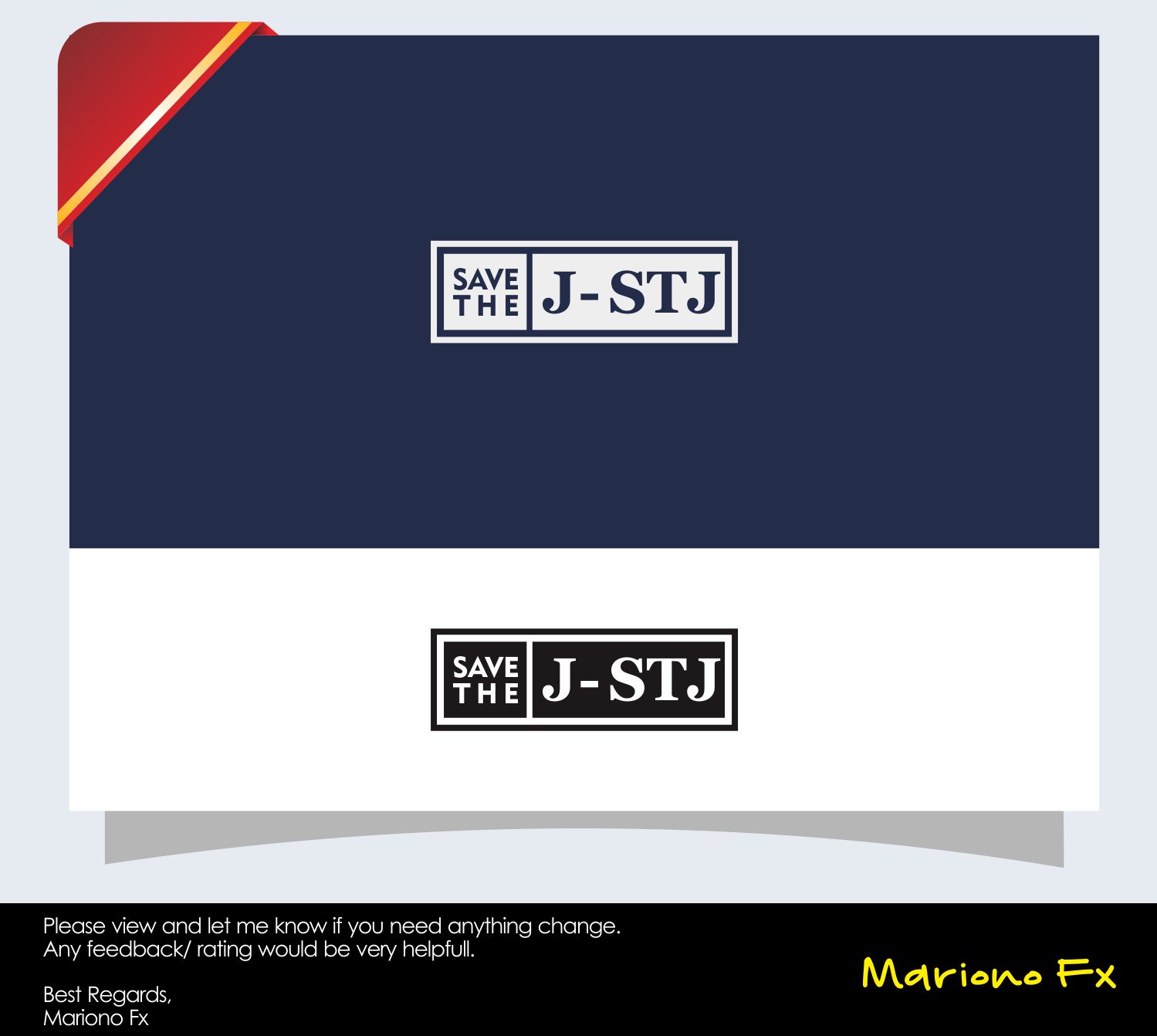 Logo Design by Mariono Fx for Save the J | Design #13733370