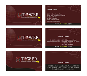 Business Card Design by Zyrish for this project | Design: #544510