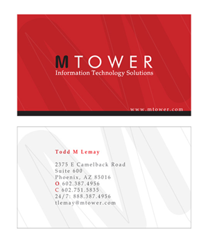 Business Card Design Project - IT Company | Business Card Design by creative.visuals