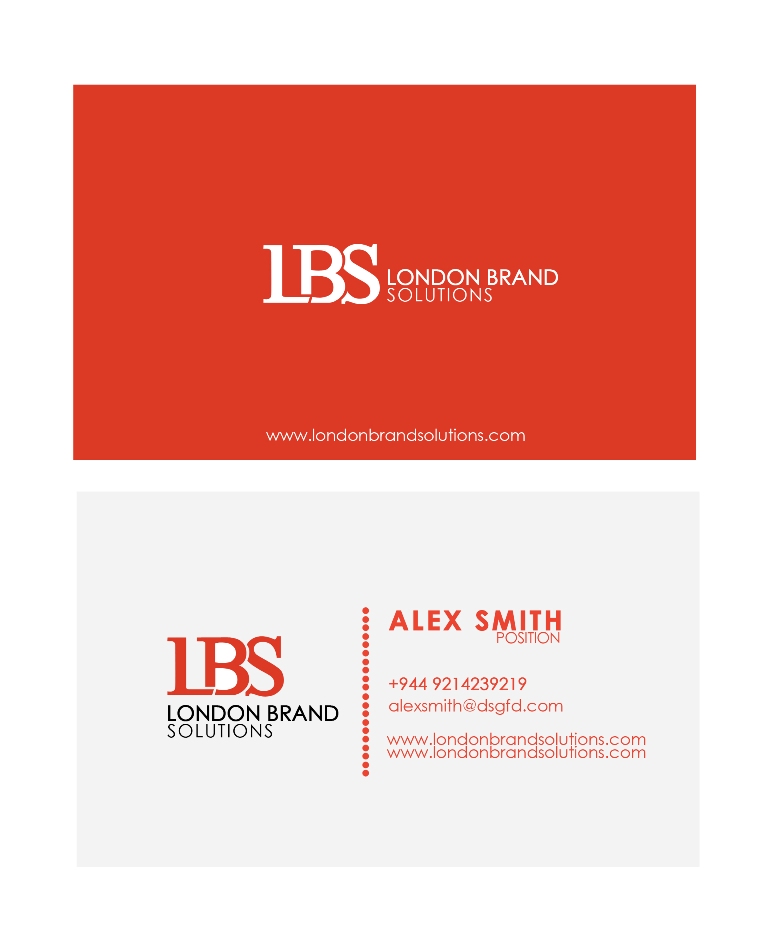 Business Card Design by photograffitic for London Brand Solutions Ltd | Design #13748260