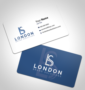 Business Card Design by Riz' for London Brand Solutions Ltd | Design #13743410