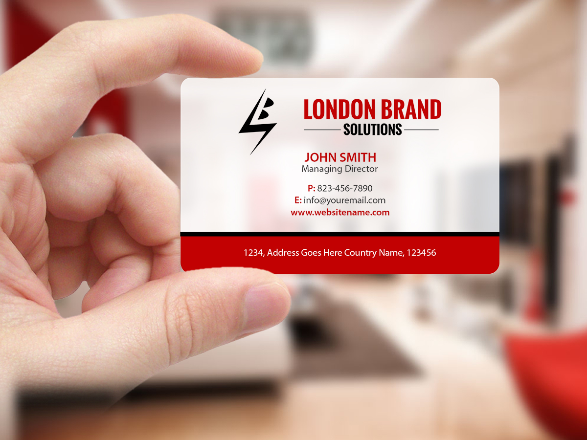Business Card Design by Creations Box 2015 for London Brand Solutions Ltd | Design #13753601