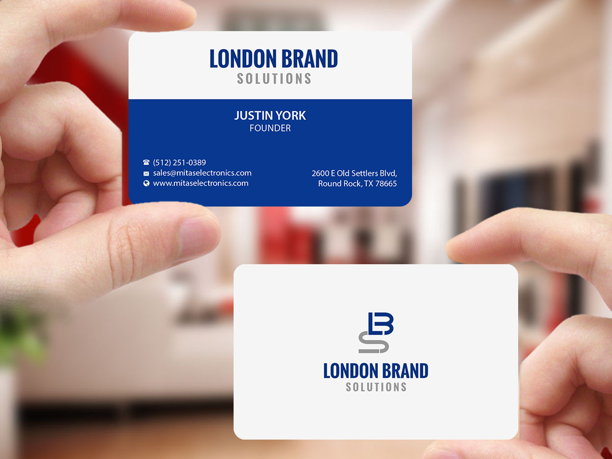 Design de Carte de Visite par Creations Box 2015 pour London Brand Solutions Ltd | Design #13753610