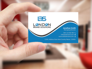 Design de Carte de Visite par Creations Box 2015 pour London Brand Solutions Ltd | Design : #13753611