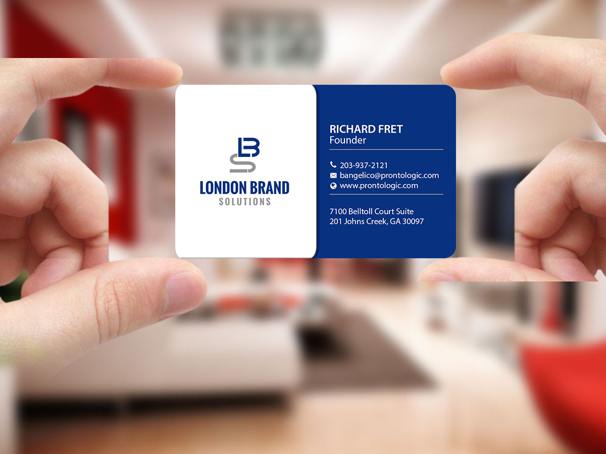 Design de Carte de Visite par Creations Box 2015 pour London Brand Solutions Ltd | Design #13753612