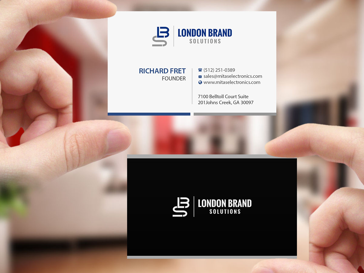 Business Card Design by Creations Box 2015 for London Brand Solutions Ltd | Design #13753613
