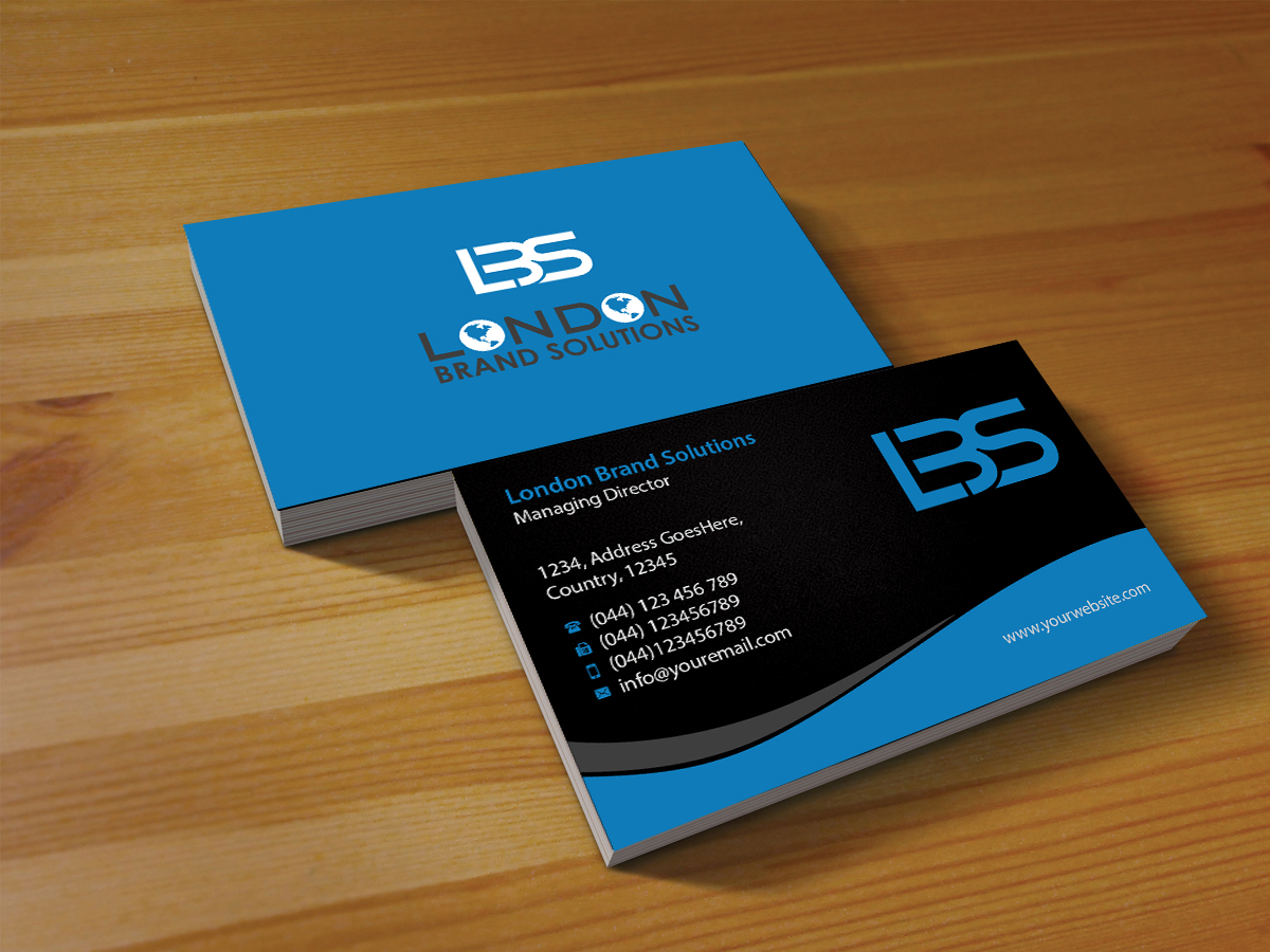 Business Card Design by Creations Box 2015 for London Brand Solutions Ltd | Design #13753629