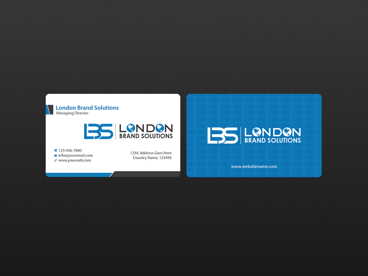 Business Card Design by Creations Box 2015 for London Brand Solutions Ltd | Design #13753630