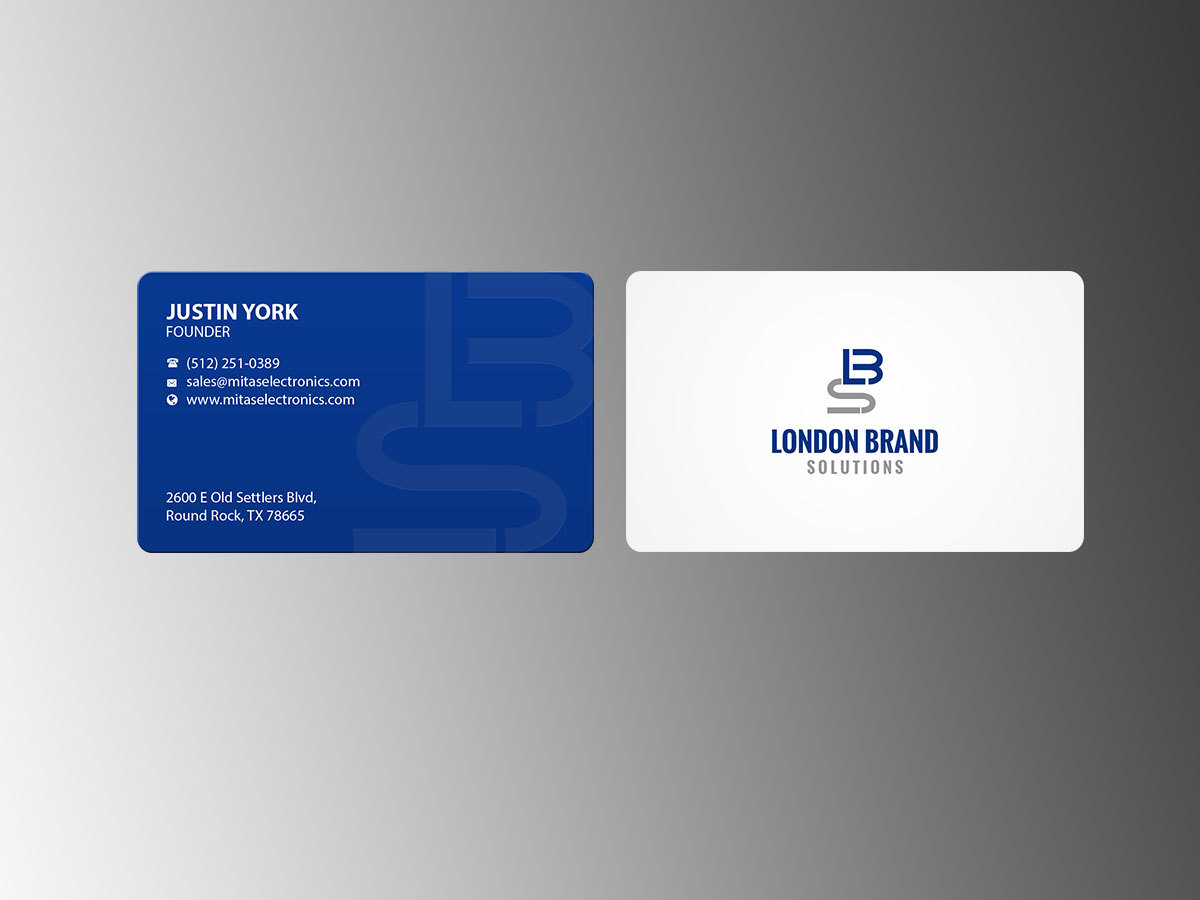 Business Card Design by Creations Box 2015 for London Brand Solutions Ltd | Design #13753637