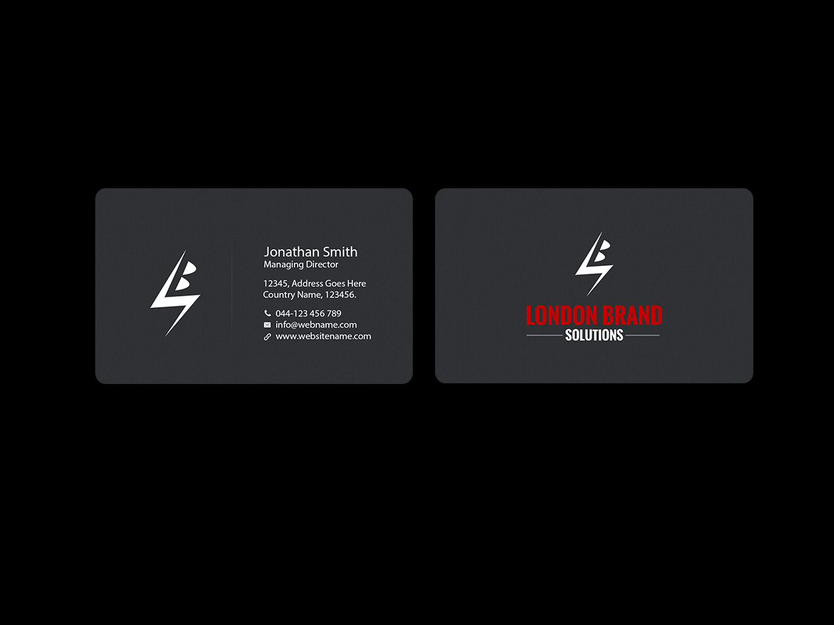 Diseño de Tarjeta de Presentación por Creations Box 2015 para London Brand Solutions Ltd | Diseño #13753643