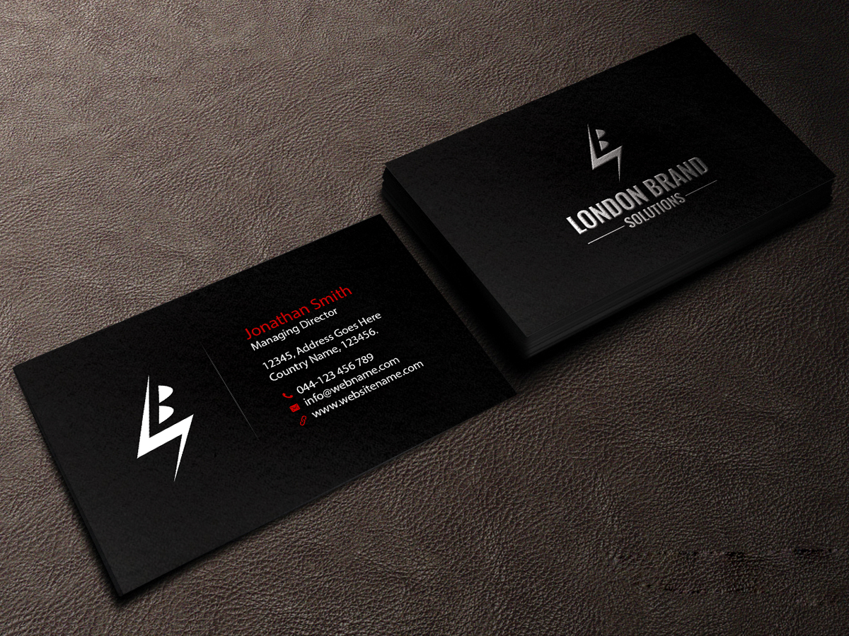 Business Card Design by Creations Box 2015 for London Brand Solutions Ltd | Design #13753646