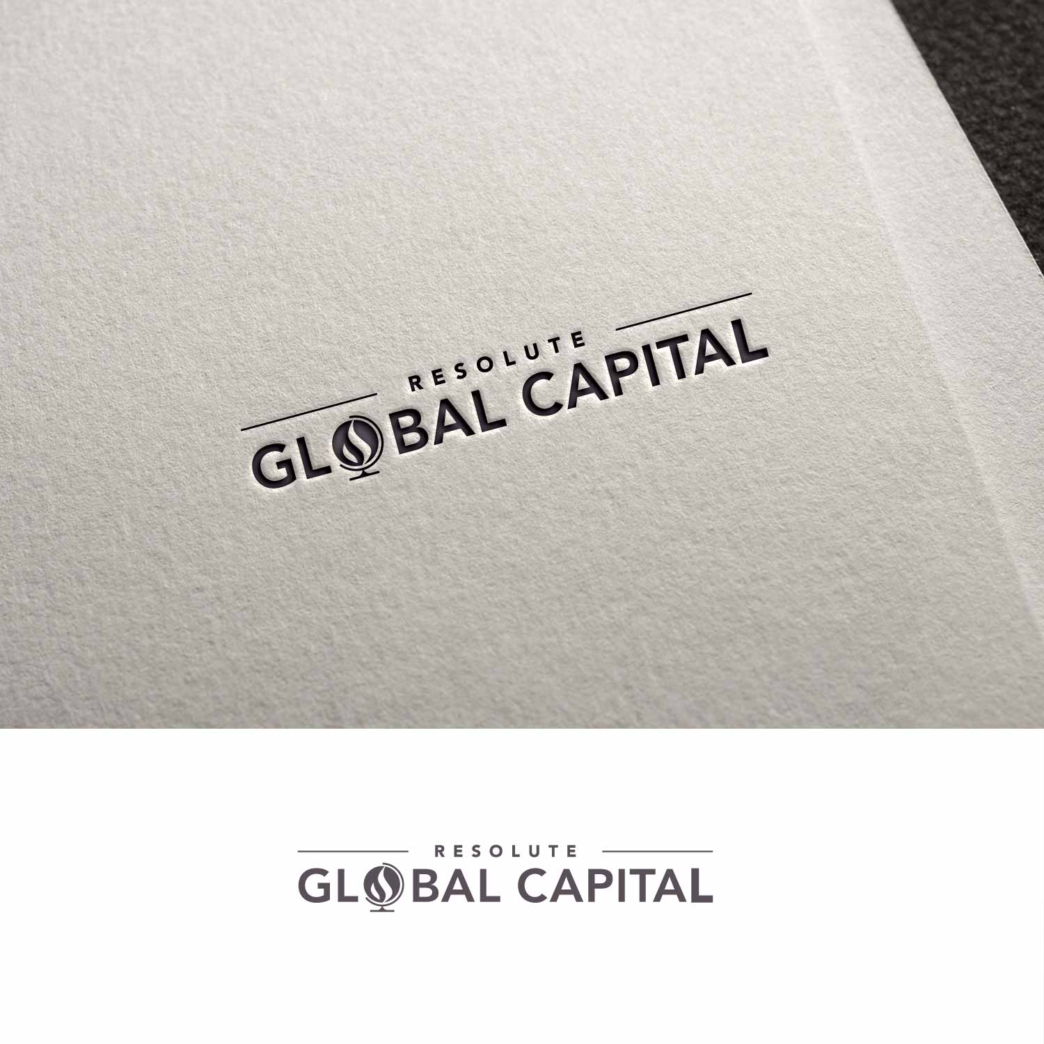 Diseño de Logo por karthika vs para resolute global capital | Diseño #13750500