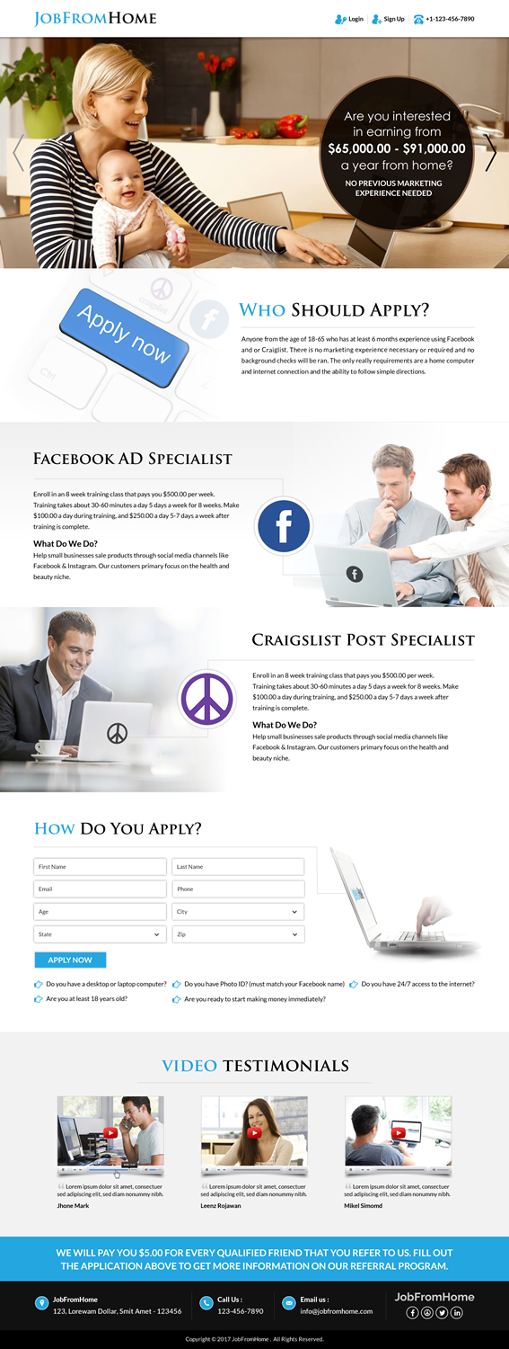 Design de Page d'Accueil par Sbss pour iHustling, LLC | Design #13751867