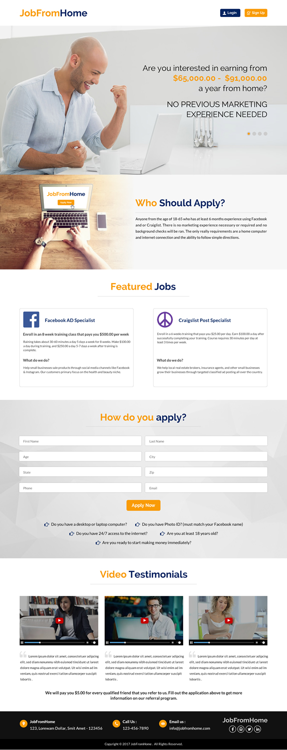 Design de Page d'Accueil par Sbss pour iHustling, LLC | Design #13751881