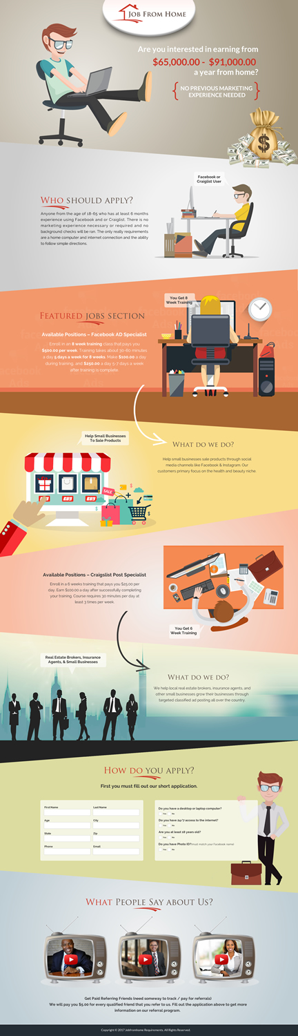 Diseño de Página de Aterrizaje por Sbss para iHustling, LLC | Diseño #13762876