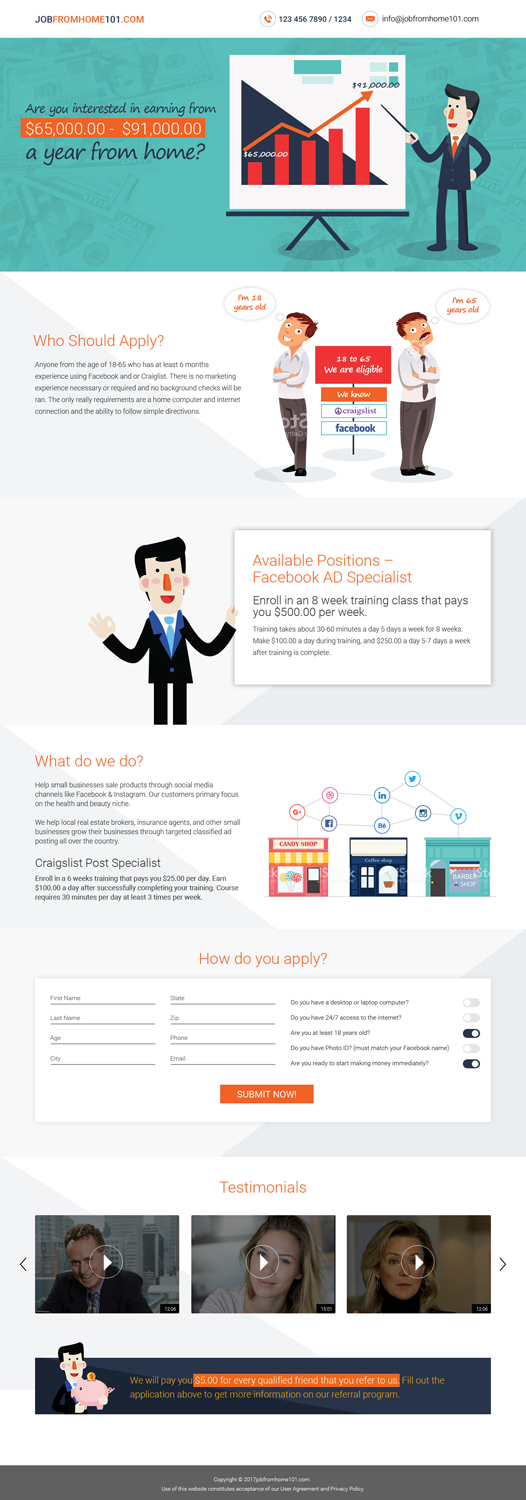 Diseño de Página de Aterrizaje por Tpith para iHustling, LLC | Diseño #13790530