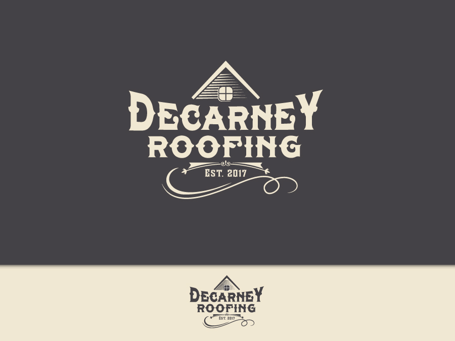 Diseño de Logo por Graphix8 para DeCarney Roofing | Diseño #13859081