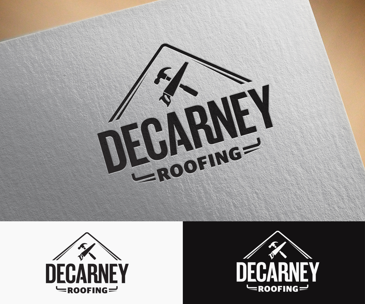 Logo Design by Ethien for DeCarney Roofing | Design #13797538