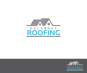 Diseño de Logo por KabhTech Studio para DeCarney Roofing | Diseño #13749227
