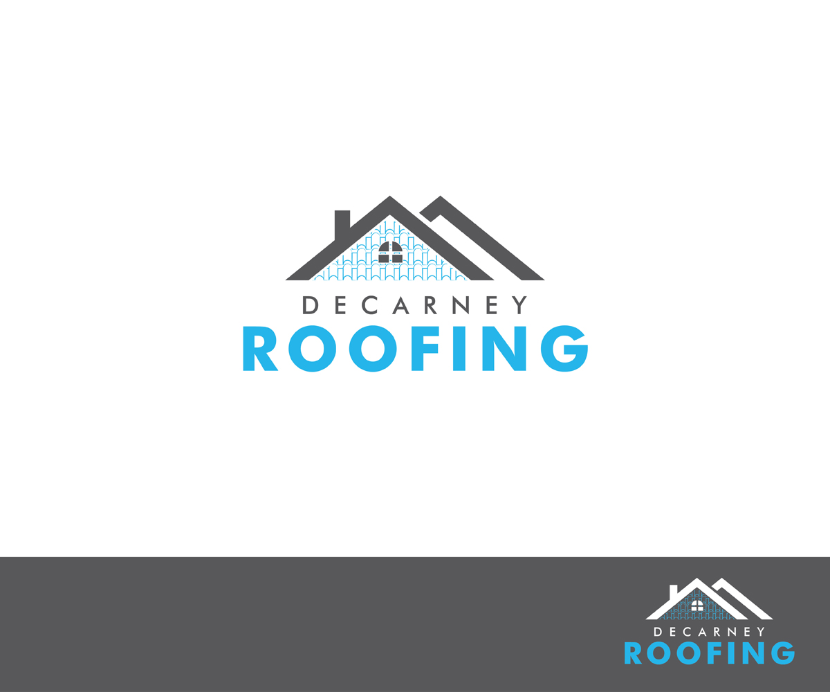 Diseño de Logo por KabhTech Studio para DeCarney Roofing | Diseño #13749229
