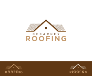 Diseño de Logo por KabhTech Studio para DeCarney Roofing | Diseño: #13749230