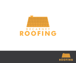 Diseño de Logo por KabhTech Studio para DeCarney Roofing | Diseño: #13749231