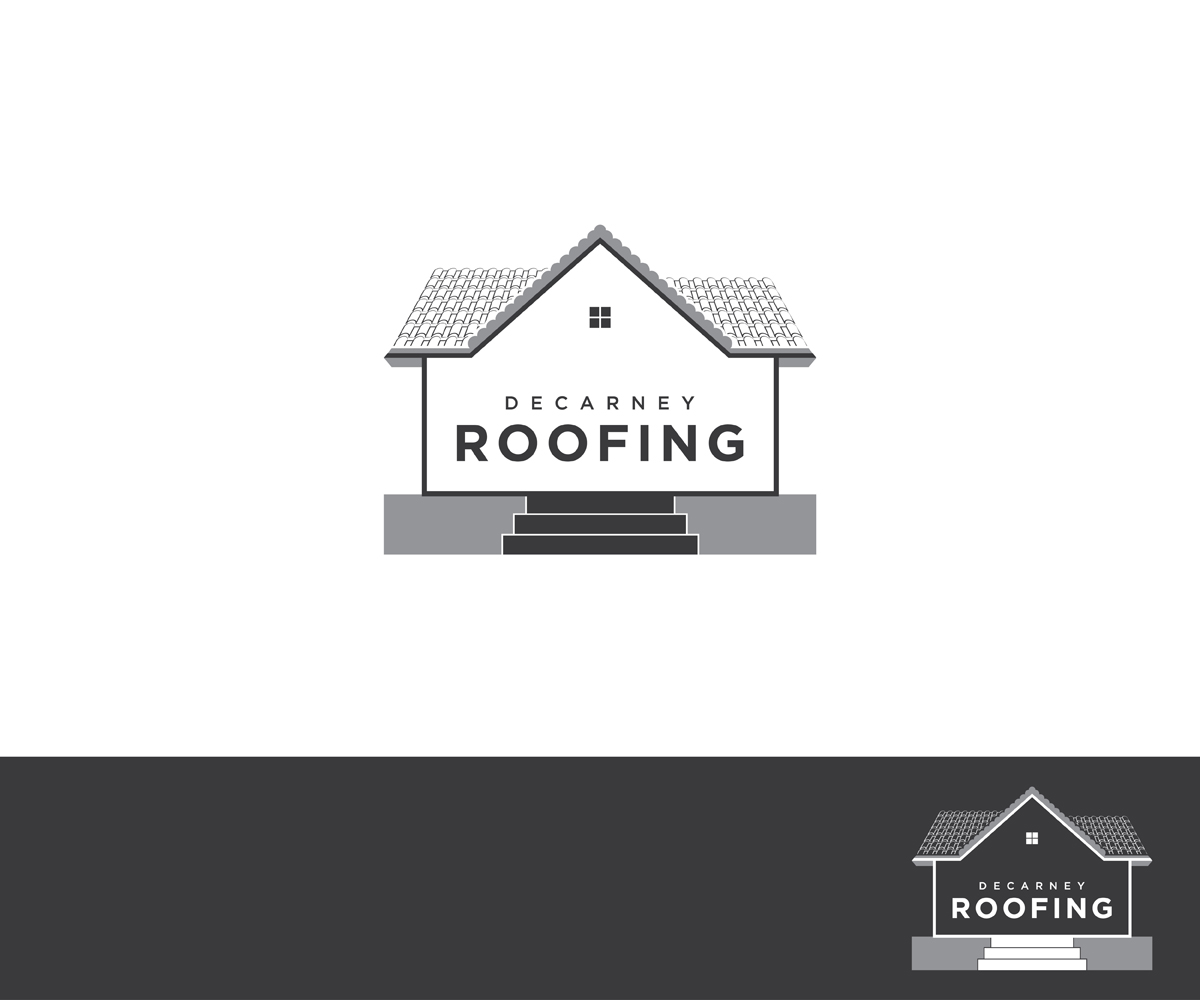 Diseño de Logo por KabhTech Studio para DeCarney Roofing | Diseño #13756684