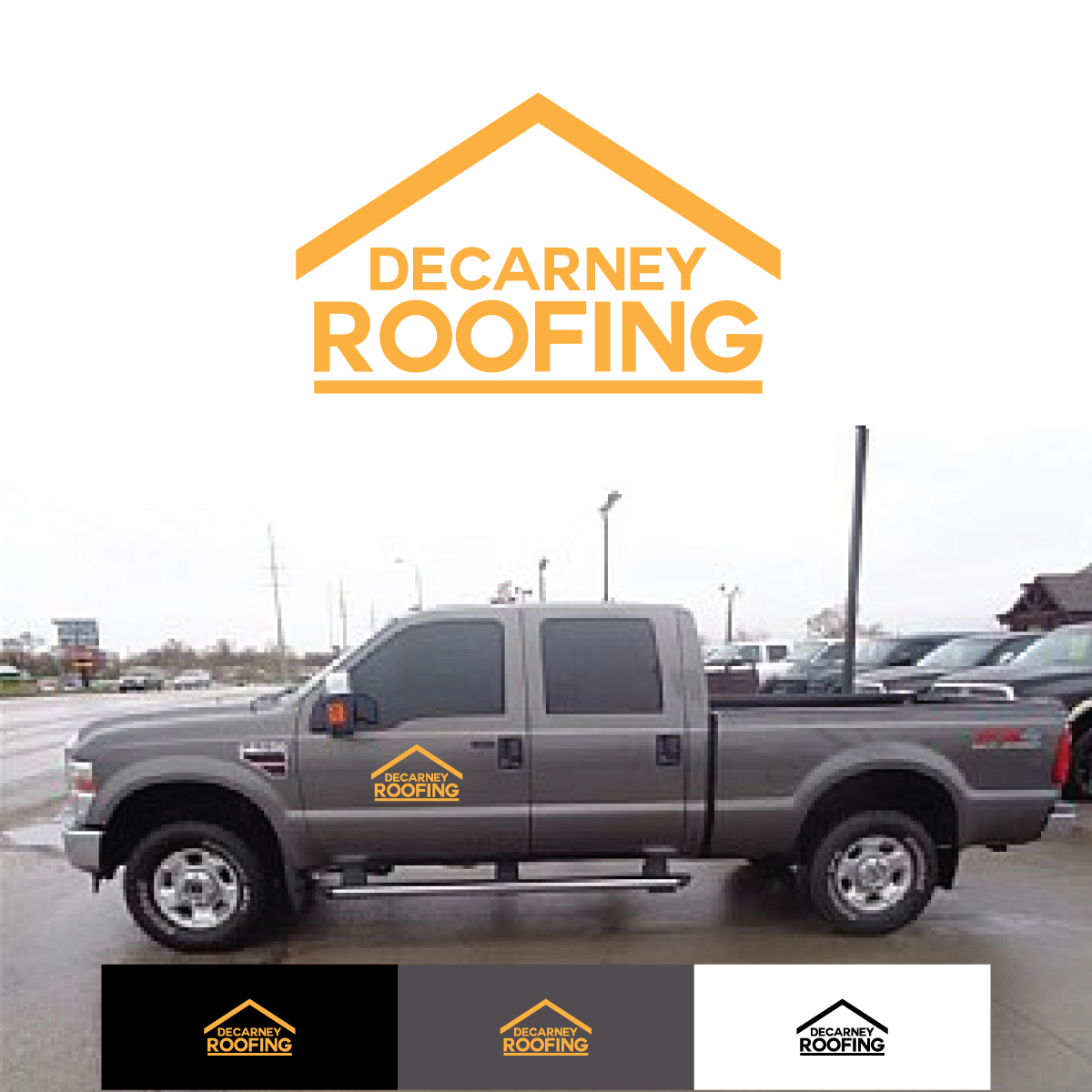 Logo Design by lokiasan for DeCarney Roofing | Design #13855018