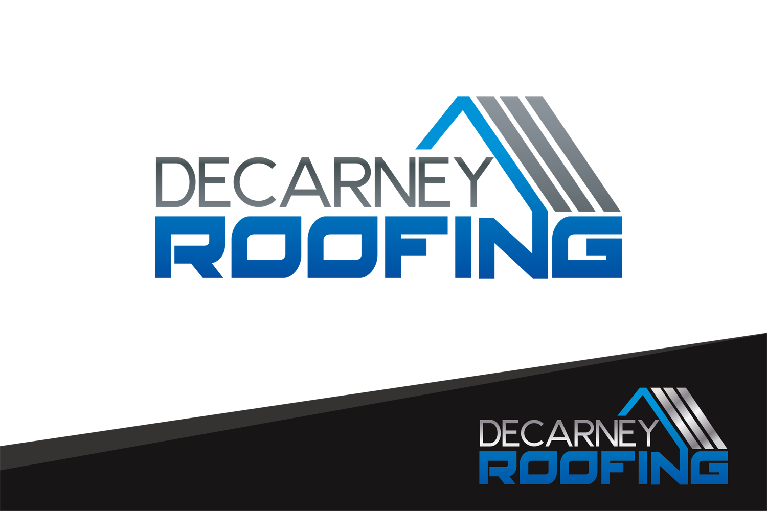 Diseño de Logo por AnjelsS para DeCarney Roofing | Diseño #13743841