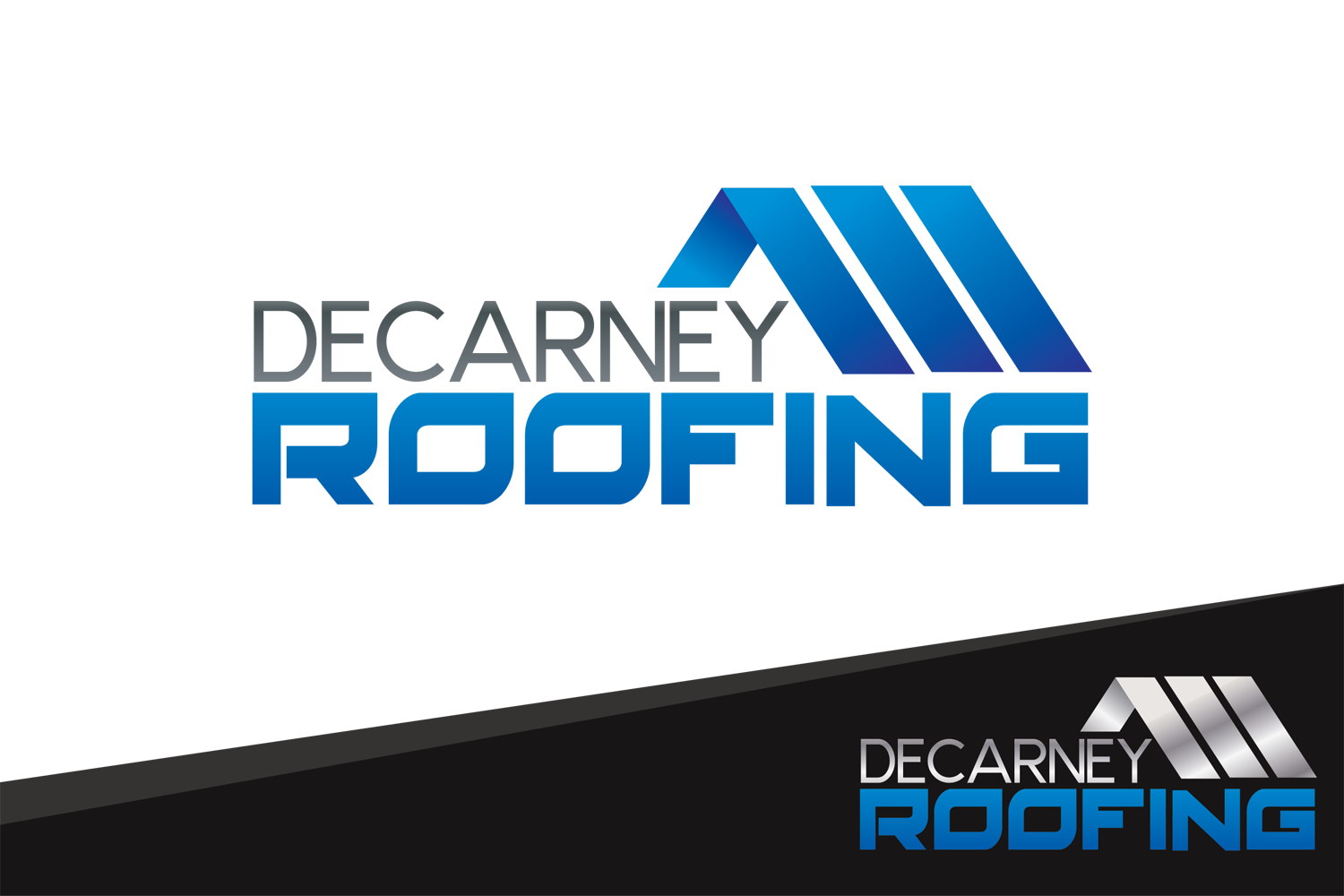 Logo-Design von AnjelsS für DeCarney Roofing | Design #13743876