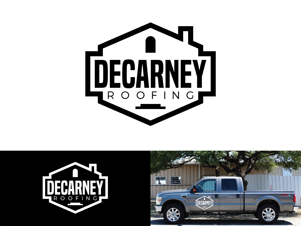 Diseño de Logo por JasonMaricArt para DeCarney Roofing | Diseño #13785501